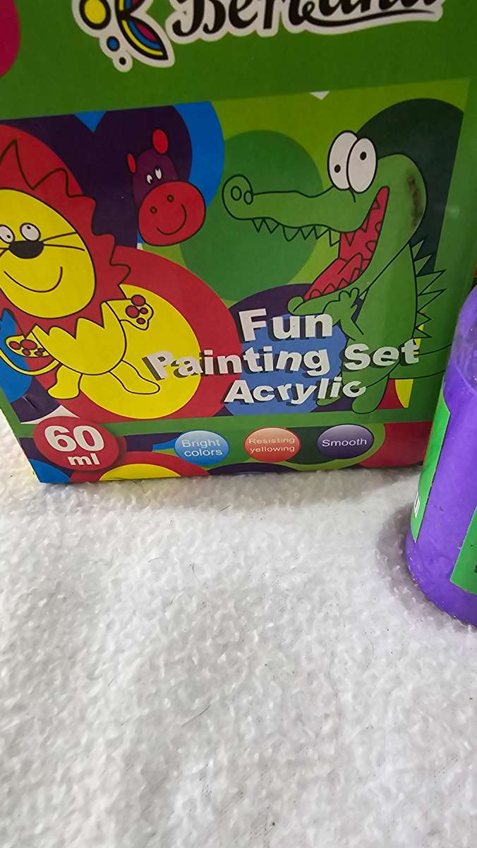 12 PIECE FUN PAINTING ACRYLIC SET(60ML EA)