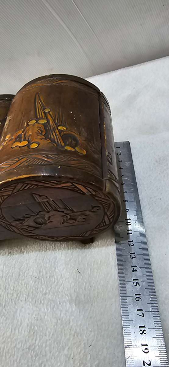 VINTAGE COLLECTIVE WOODEN JEWELRY BOX