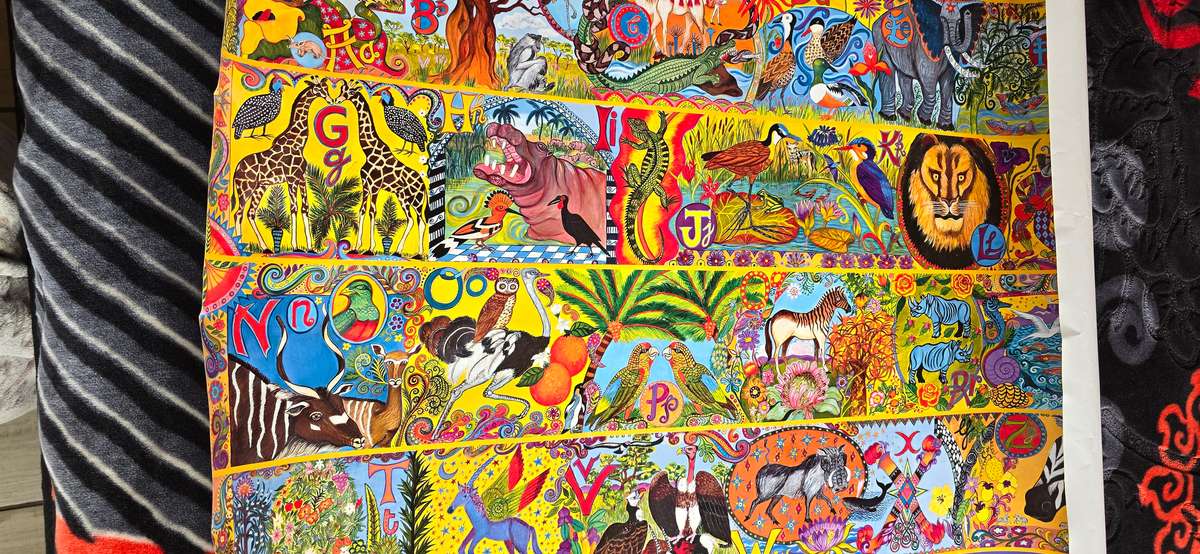 DREAM AFRICA  BY CAROLINE CULLINAN JUMBO SIZE WALL POSTER IN POSTER ROLL BOX