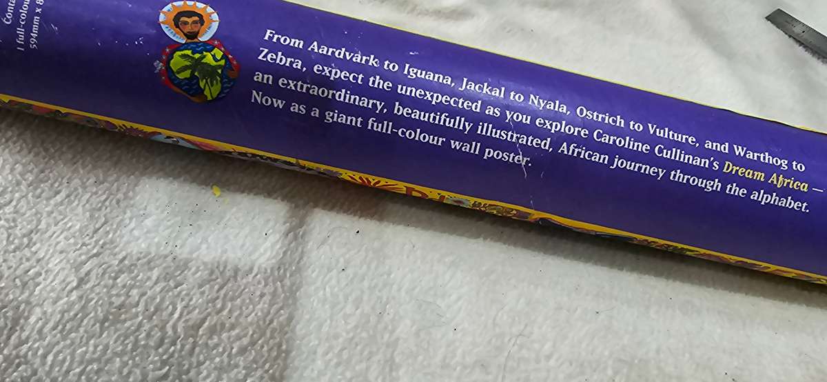 DREAM AFRICA  BY CAROLINE CULLINAN JUMBO SIZE WALL POSTER IN POSTER ROLL BOX