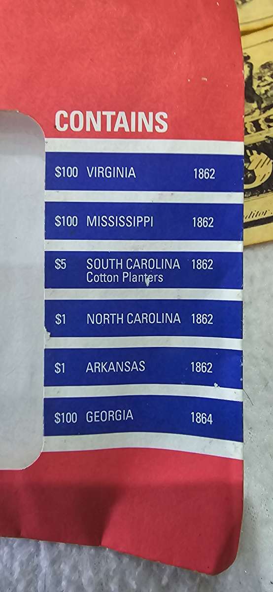 6 X OLD NOTES- UNIQUE REPLICAS OF THE ORIGINAL CURRENCY(1800's)