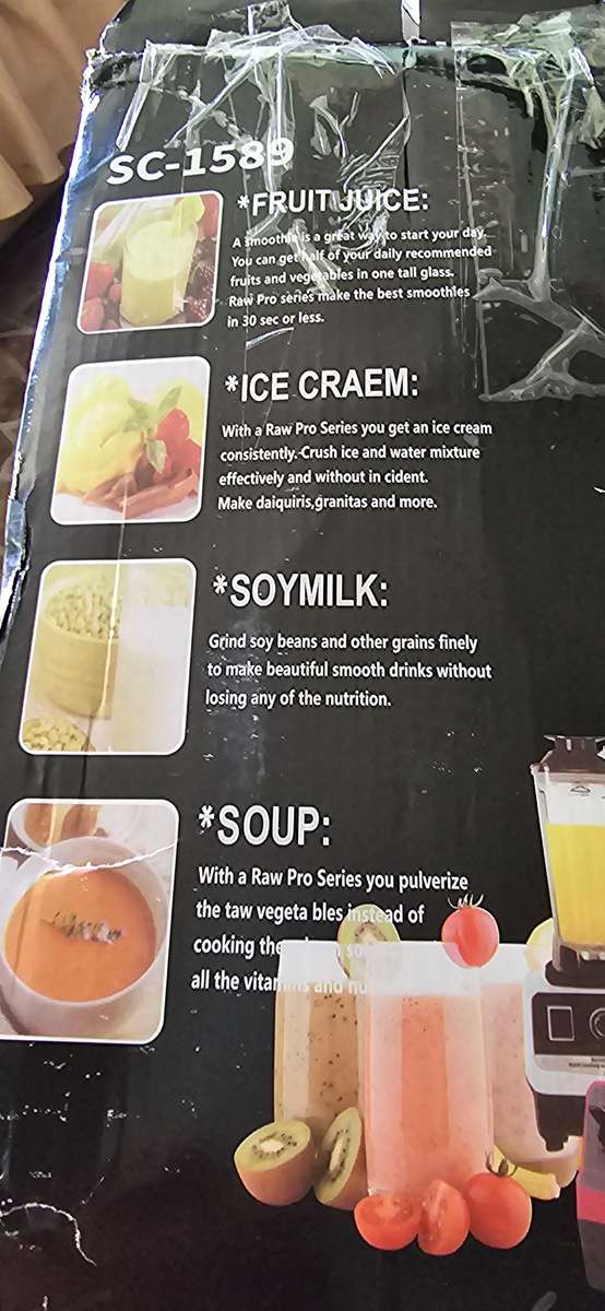 MULTIFUNCTIONAL BLENDER WITH ALL ATTACHMENTS