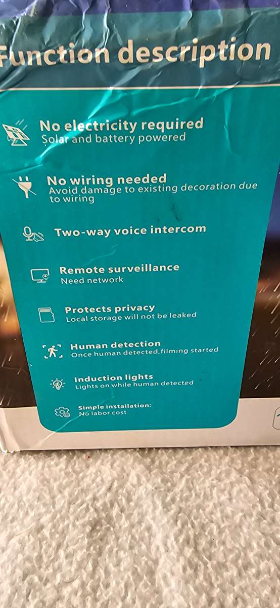 SOLAR POWERED SMART ALARM PTZ SECURITY CAMERA