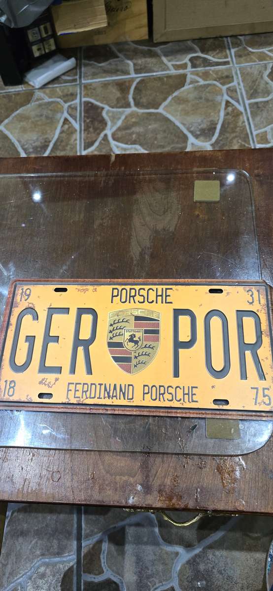 METAL PORSCHE SIGN(30 x 15cm)
