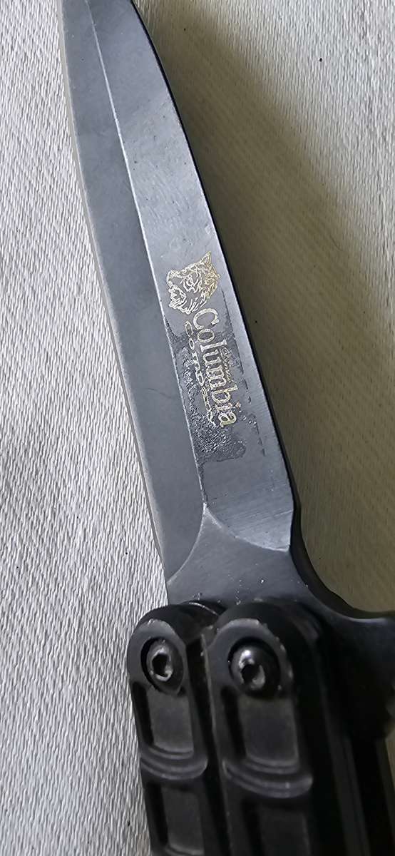 US MARINE COLUMBIA FOLD UP POCKET KNIFE