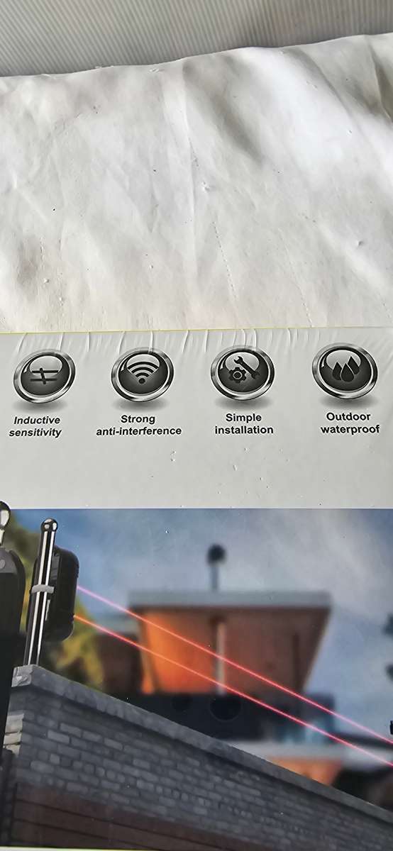 DOUBLE BEAM INFRARED RADIATION ALARM (SEALED PACK)