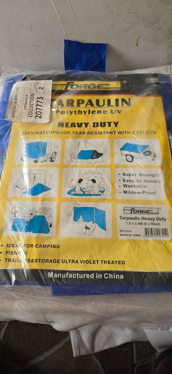 HEAVY DUTY TARPAULIN(1,8 X 2,4M)
