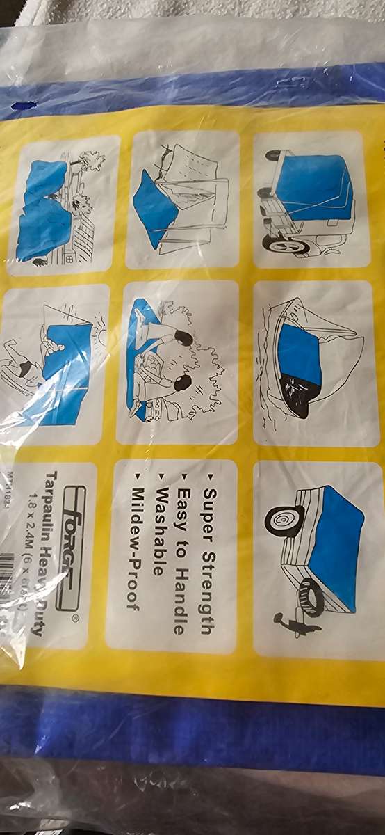 HEAVY DUTY TARPAULIN(1,8 X 2,4M)