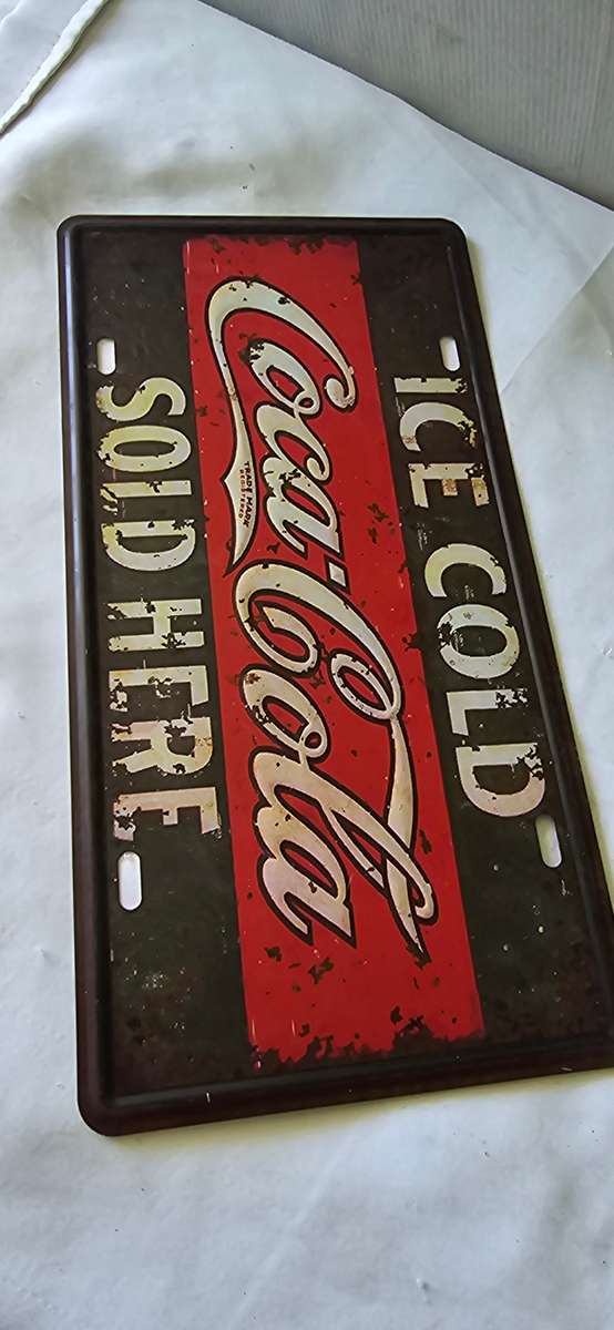 COCA-COLA METAL SIGN(30 X 20CM)