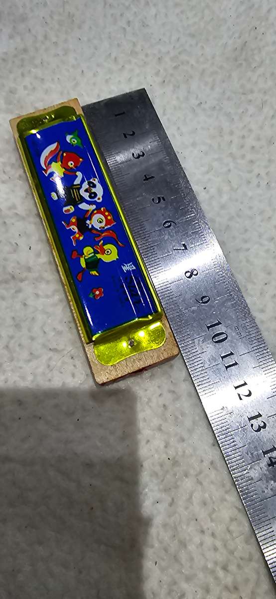 VINTAGE PRINTED HARMONICA(MOUTH ORGAN) IN ORIGINAL BOX