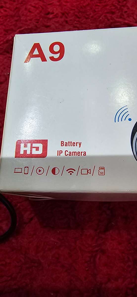 SET OF TWO A9 HD IP BATTERY CAMERAS