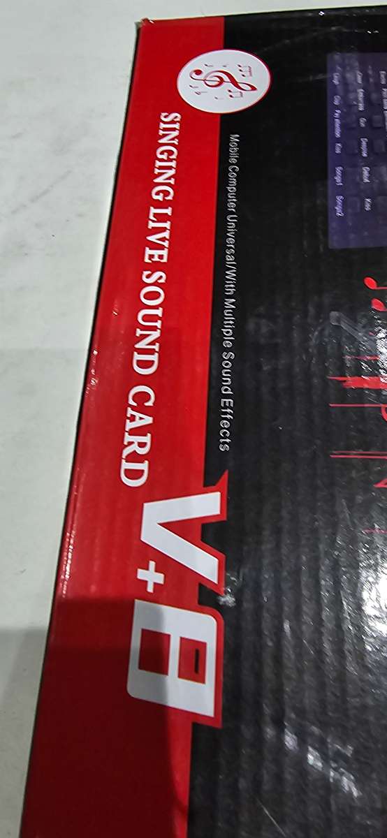 V+8 MOBILE COMPUTER UNIVERSAL/WITH MULTIPLE SOUND EFFECTS SINGING LIVE SOUND CARDS