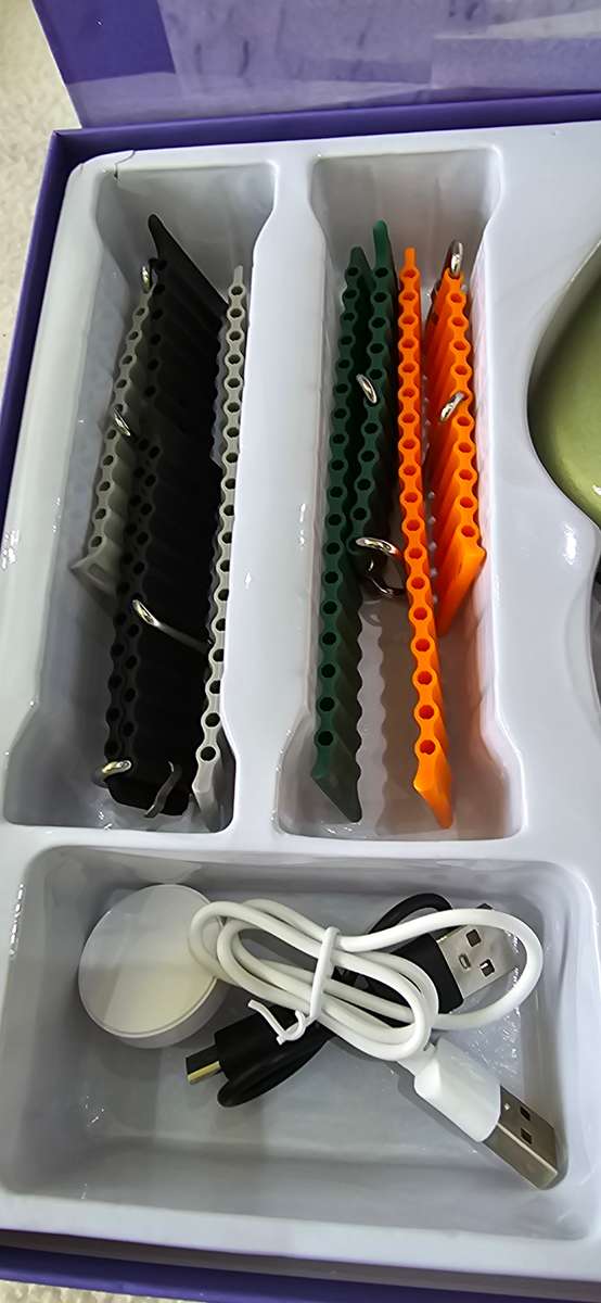 Y58 ULTRA3 SMART WATCH WITH 4 CHANGEABLE STRAPS,CHARGER AND HEADPHONE)