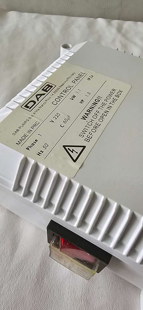 DAB PUMP CONTROL PANEL