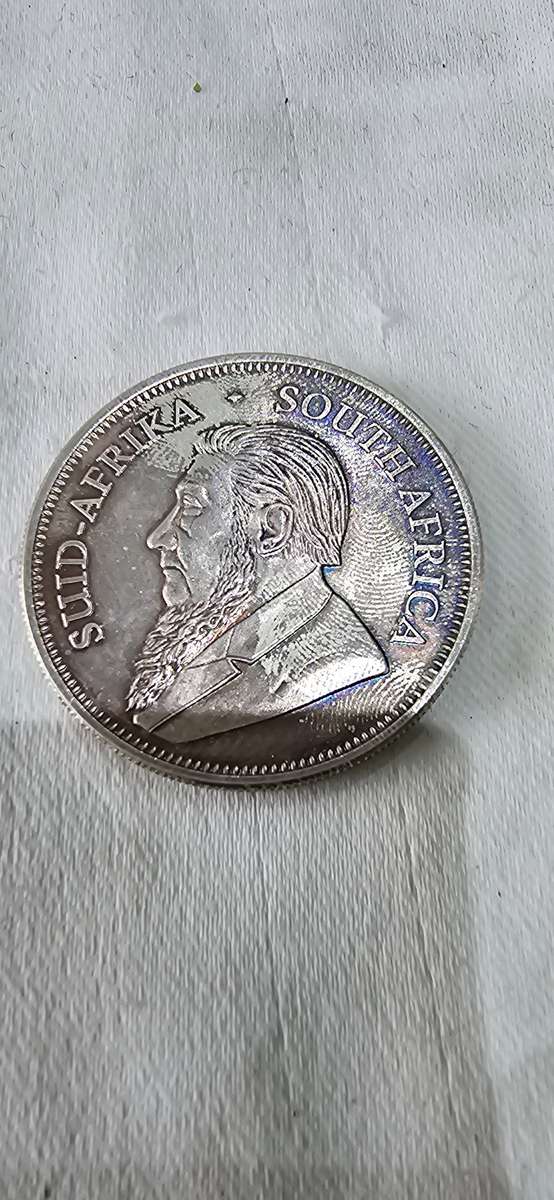 2019 1oz FINE SILVER KRUGER RAND COI