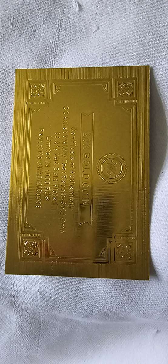 24K GOLD RMS TITANIC 5 DESIGNS COINS WITH CERTIFICATE