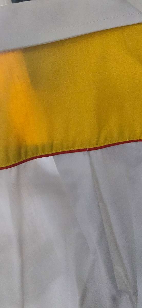 SHELL/FERRARI MENS COTTON SHIRT(LARGE)