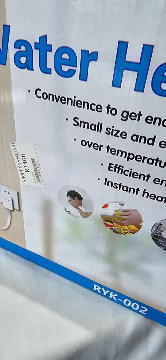 INSTANT WATER HEATER WITH SHOWER HEAD