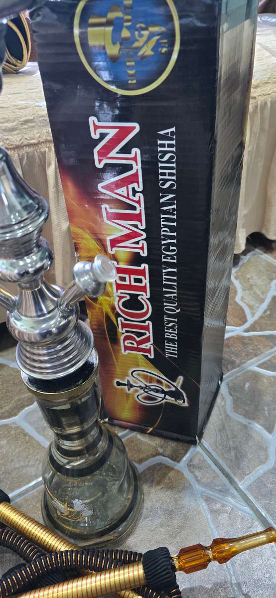 RICHMAN BEST QUALITY EGYPTIAN  HOOKAH SET(75CM TALL)WITH PIPES