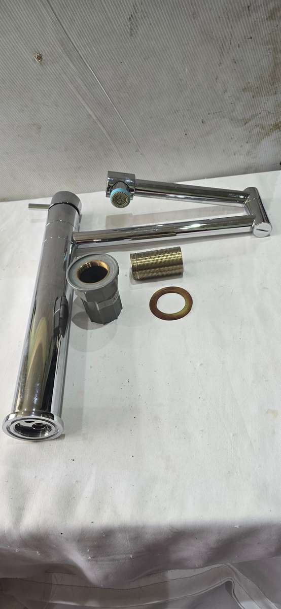 FOLDING ARMS STAINLESS STEEL KITCHEN FAUCET