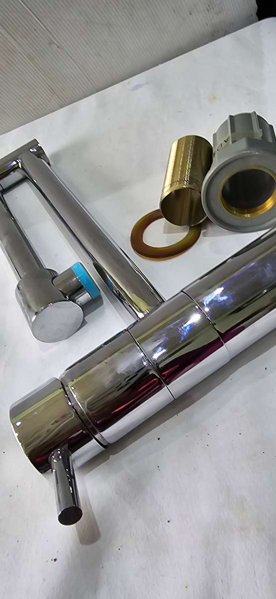 FOLDING ARMS STAINLESS STEEL KITCHEN FAUCET