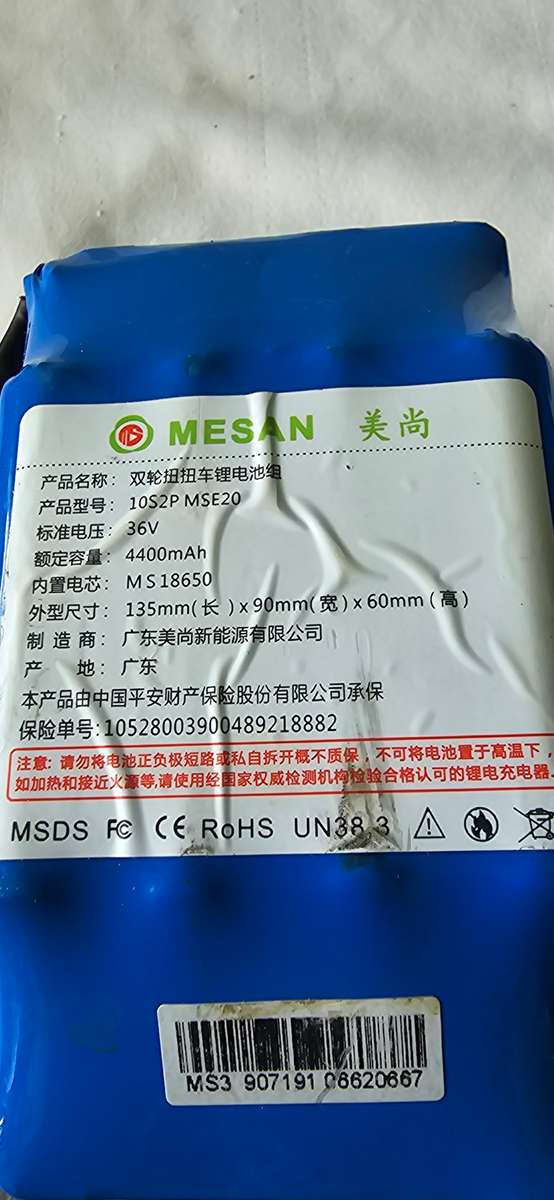 36V ELECTRONIC BATTERY