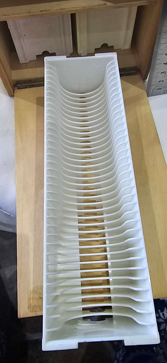 3 LAYERWOODEN BOX FOR SLIDES WITH SLIDE HOLDER(REMOVABLE)