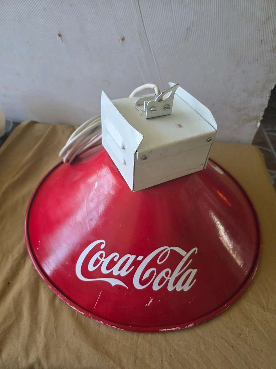 METAL COCA-COLA LIGHT(COVER IS 42CM IN DIAMETER, 24CM HEIGHT)