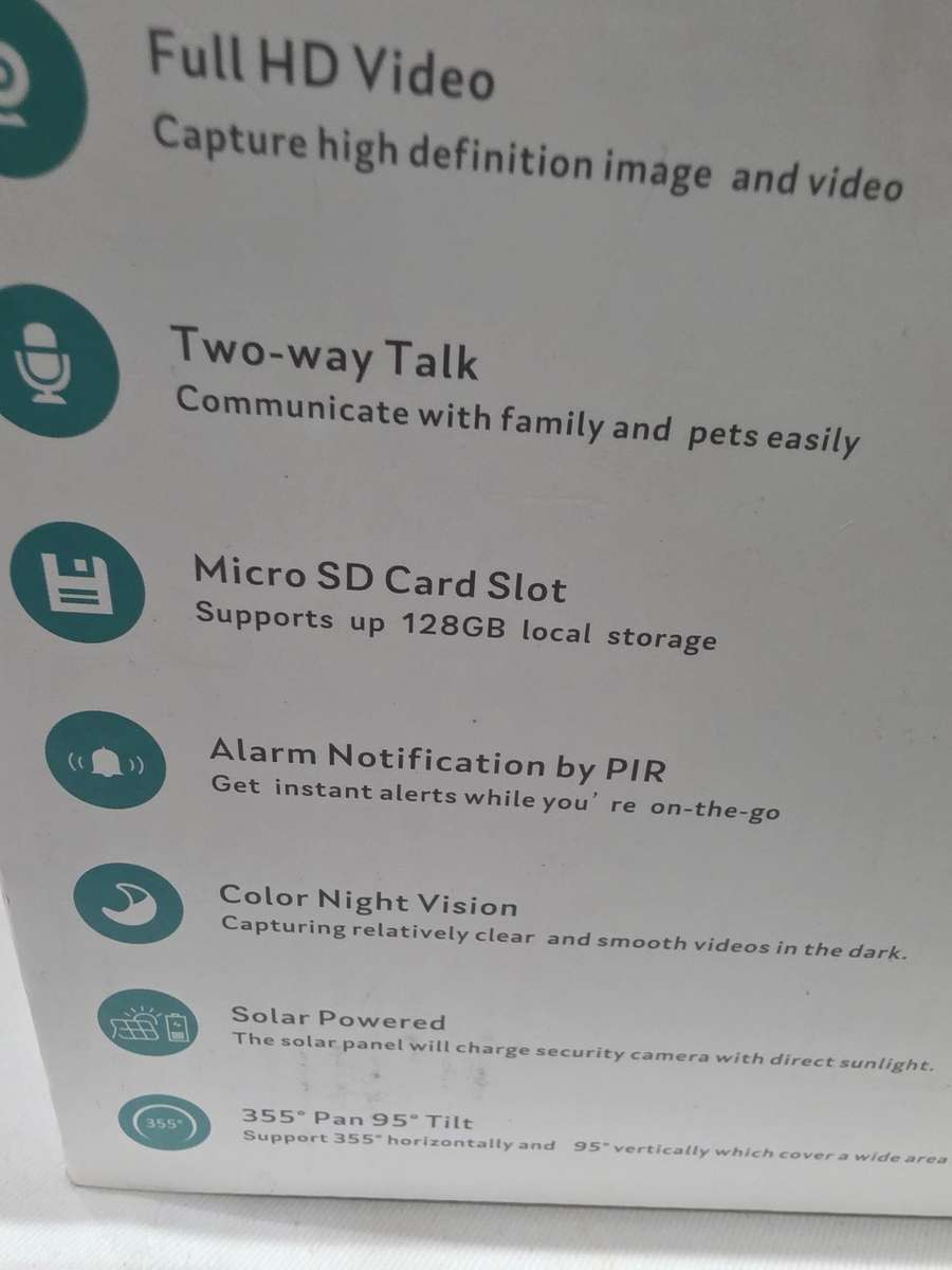 Solar Energy Alert PTZ Camera