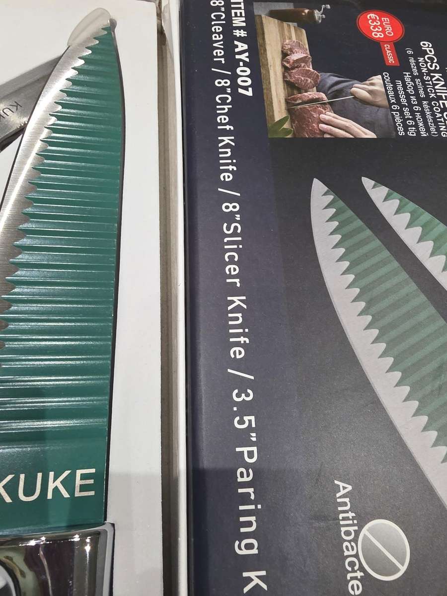 ORIGINAL KUKE CHEF QUALITY 6 PIECE KNIFE SET