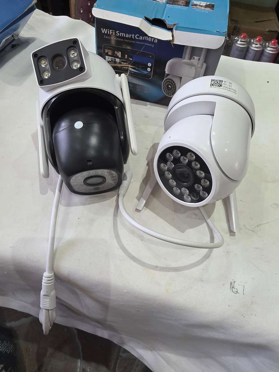 SET OF TWO SMART WIFI CAMERAS-SEE DESCRIPTION