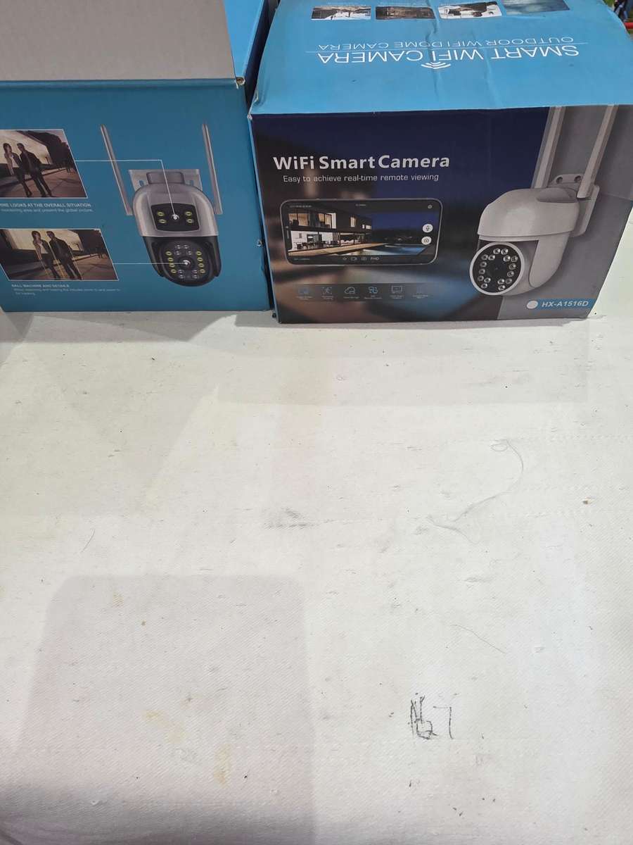 SET OF TWO SMART WIFI CAMERAS-SEE DESCRIPTION