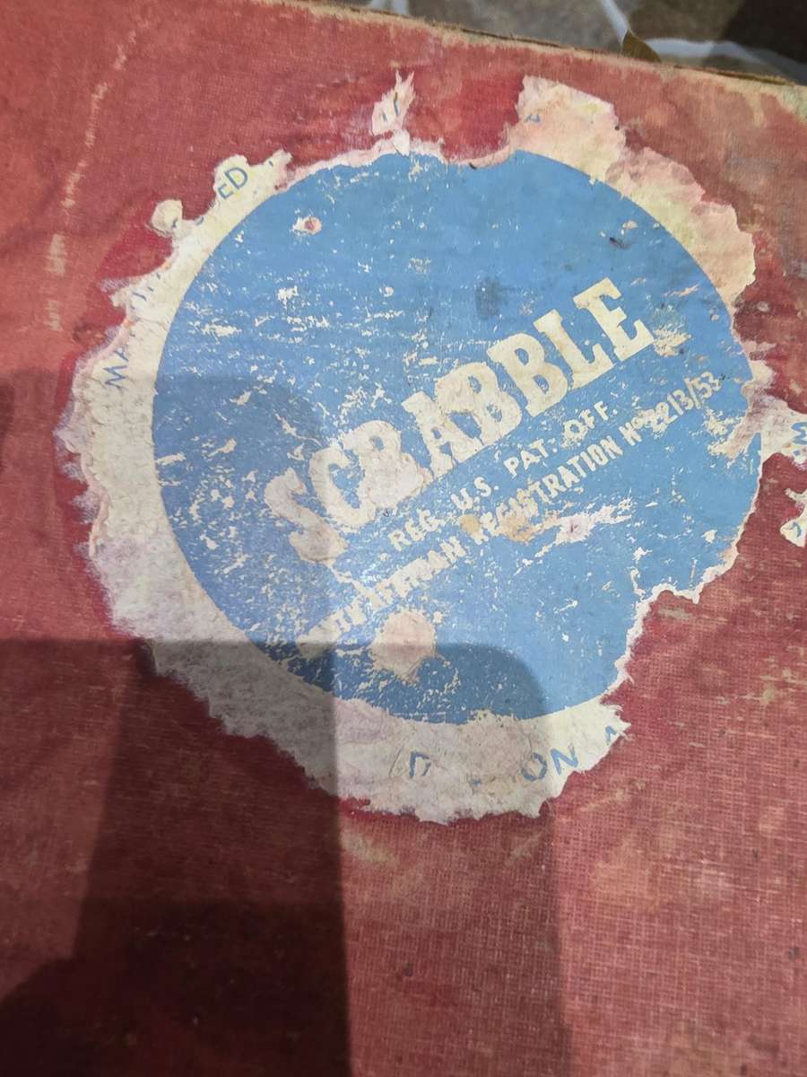 1950/1960's VINTAGE SCRABBLE BOARD GAME SET