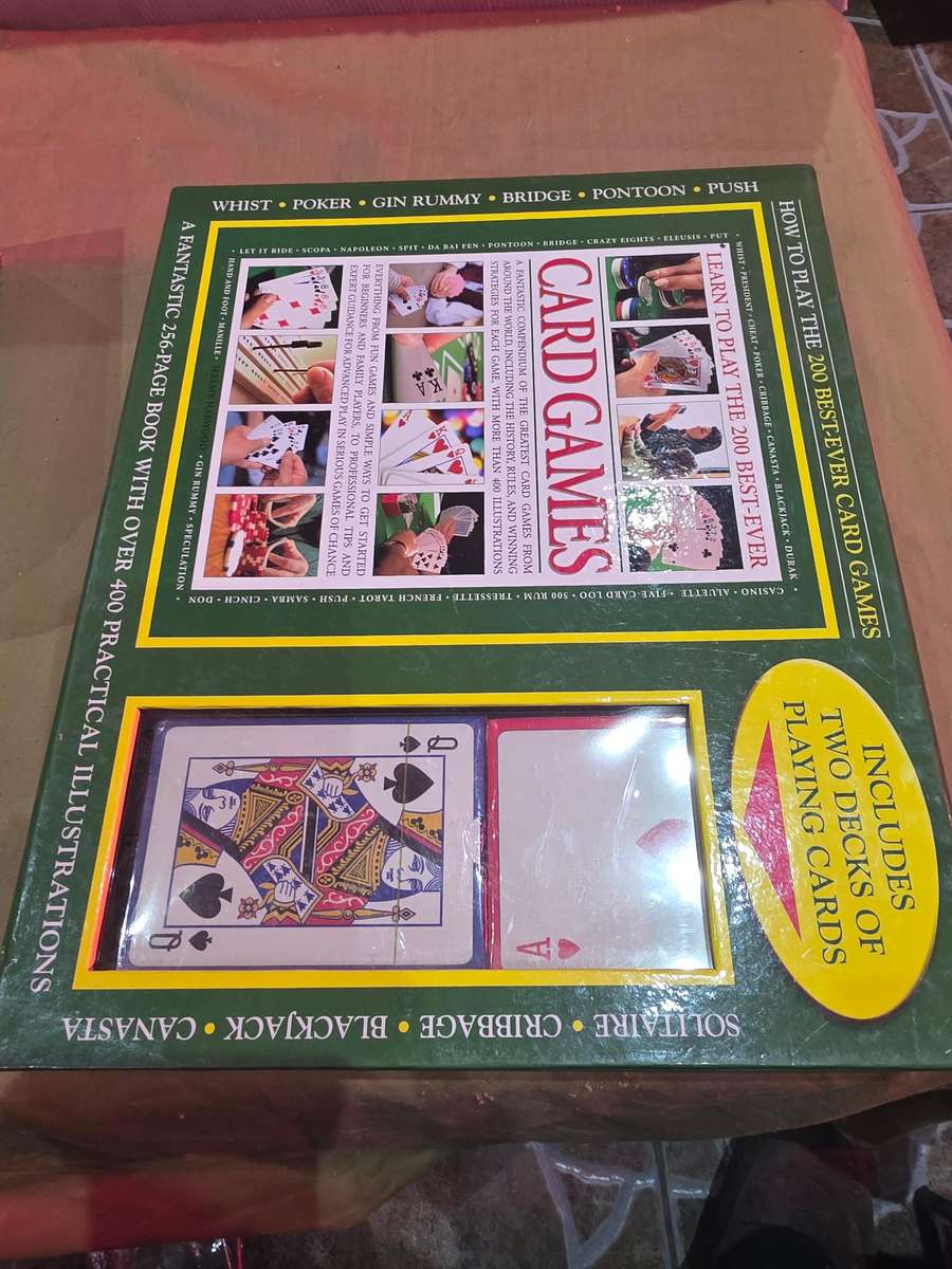 200 CARD GAMES INCL. 2 DECK PLAYING CARDS