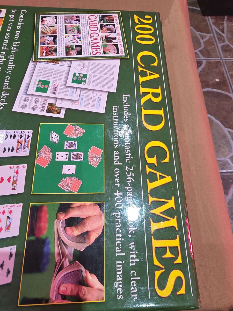 200 CARD GAMES INCL. 2 DECK PLAYING CARDS
