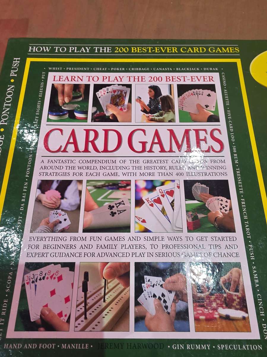 200 CARD GAMES INCL. 2 DECK PLAYING CARDS