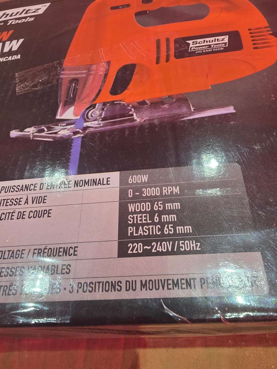 SCHULTZ POWER TOOLS 600W JIGSAW(SEALED BOX)