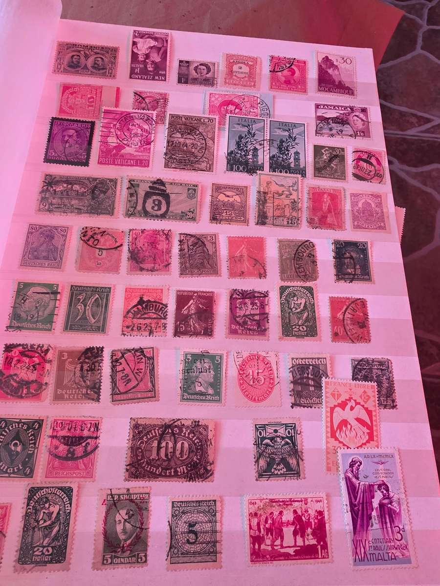 ALBUM OF USED STAMPS(MOSTLY SA)