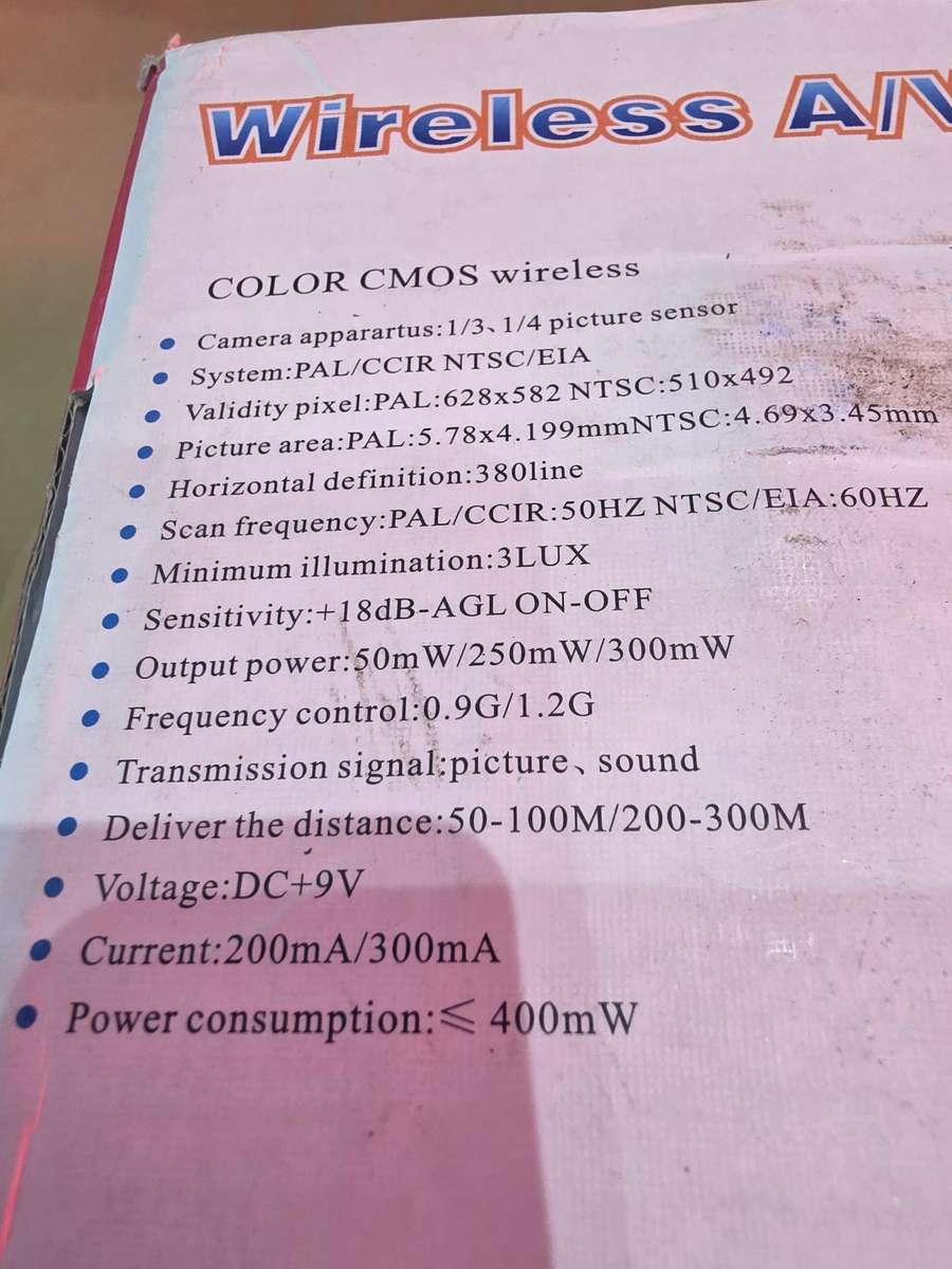 WIRELESS AV CAMERA SET