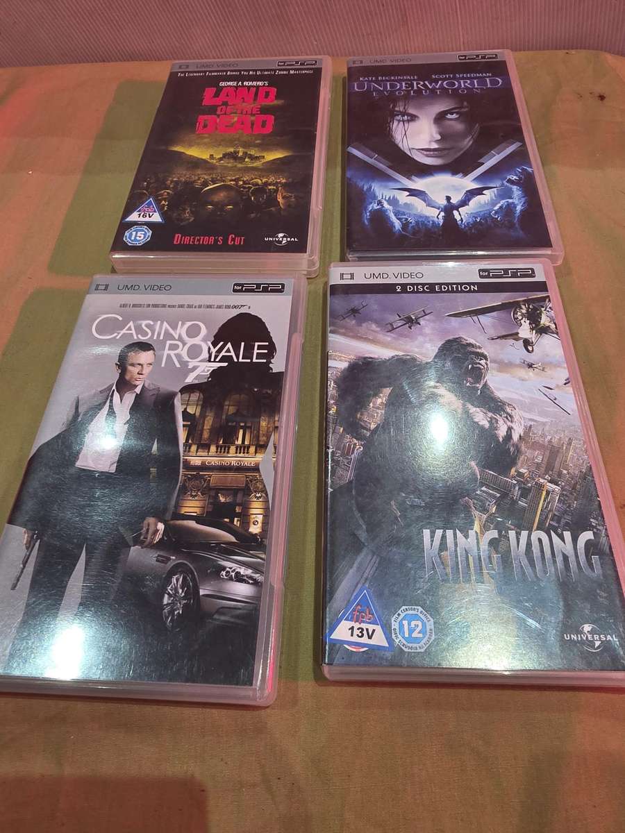 4 X PSP GAME DISCS(EXCELLENT CONDITION )