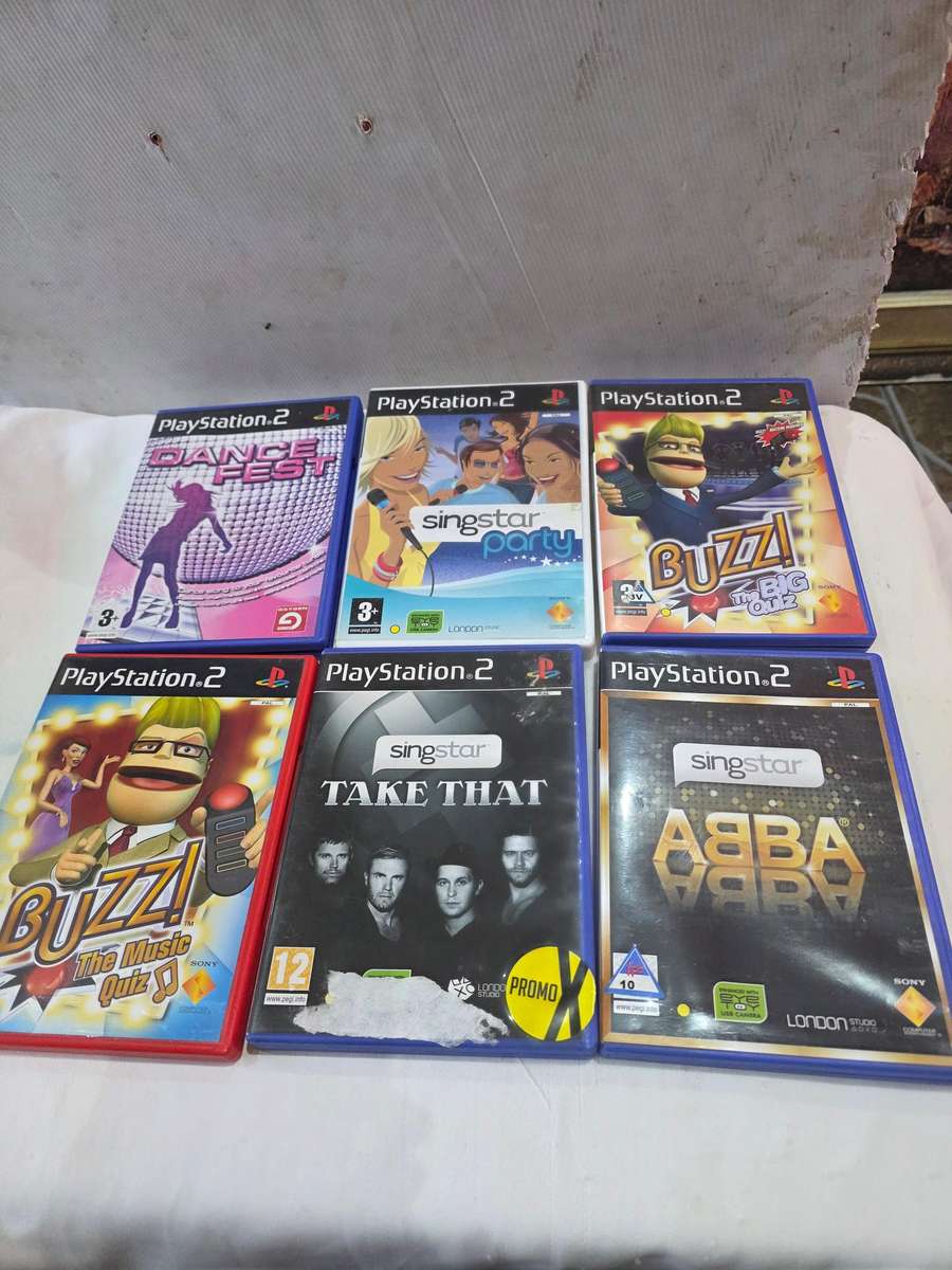 6 x PLAYSTATION 2 GAME DISCS