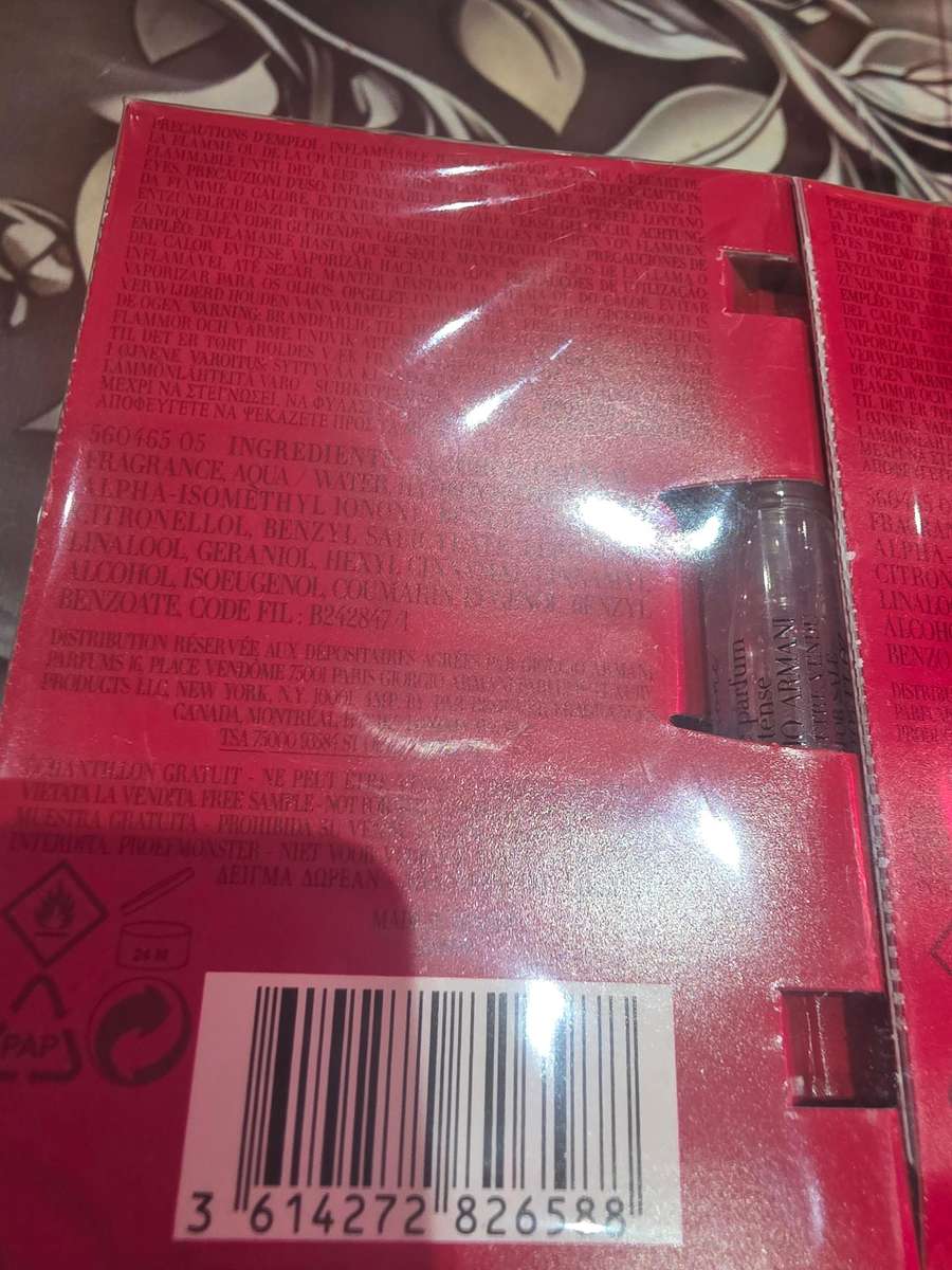 6 x 1.25ml Si Passione Georgio Armani Eau de Perfum