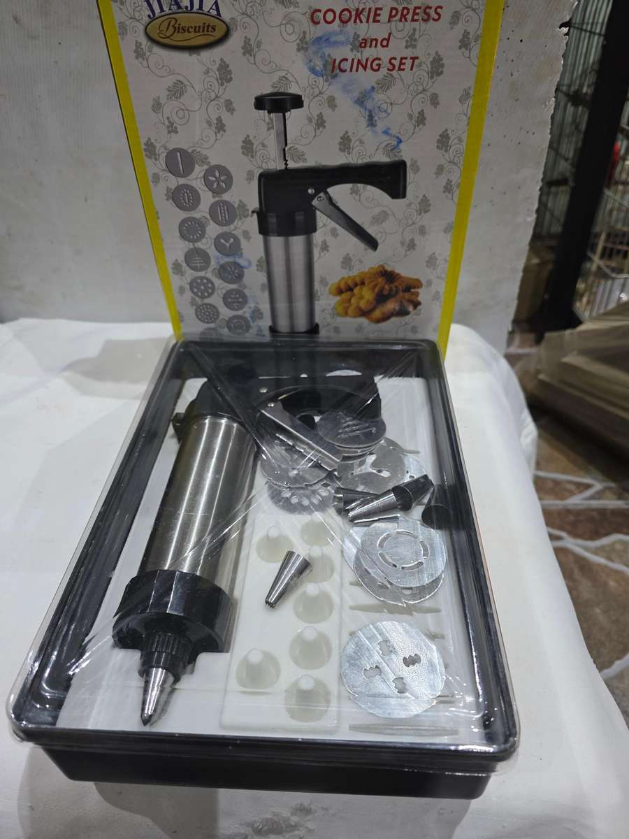 Cookie Press and Icing Set (Stainless Steel)