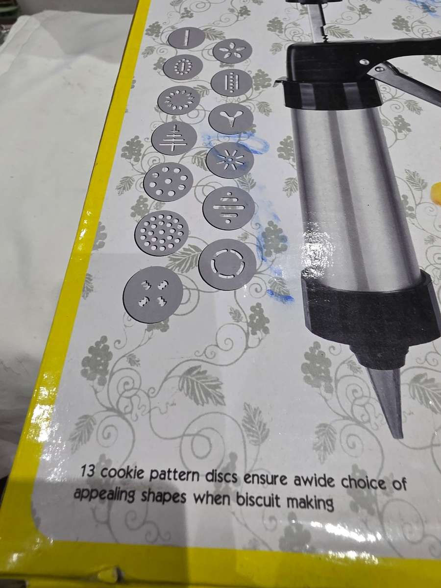 Cookie Press and Icing Set (Stainless Steel)