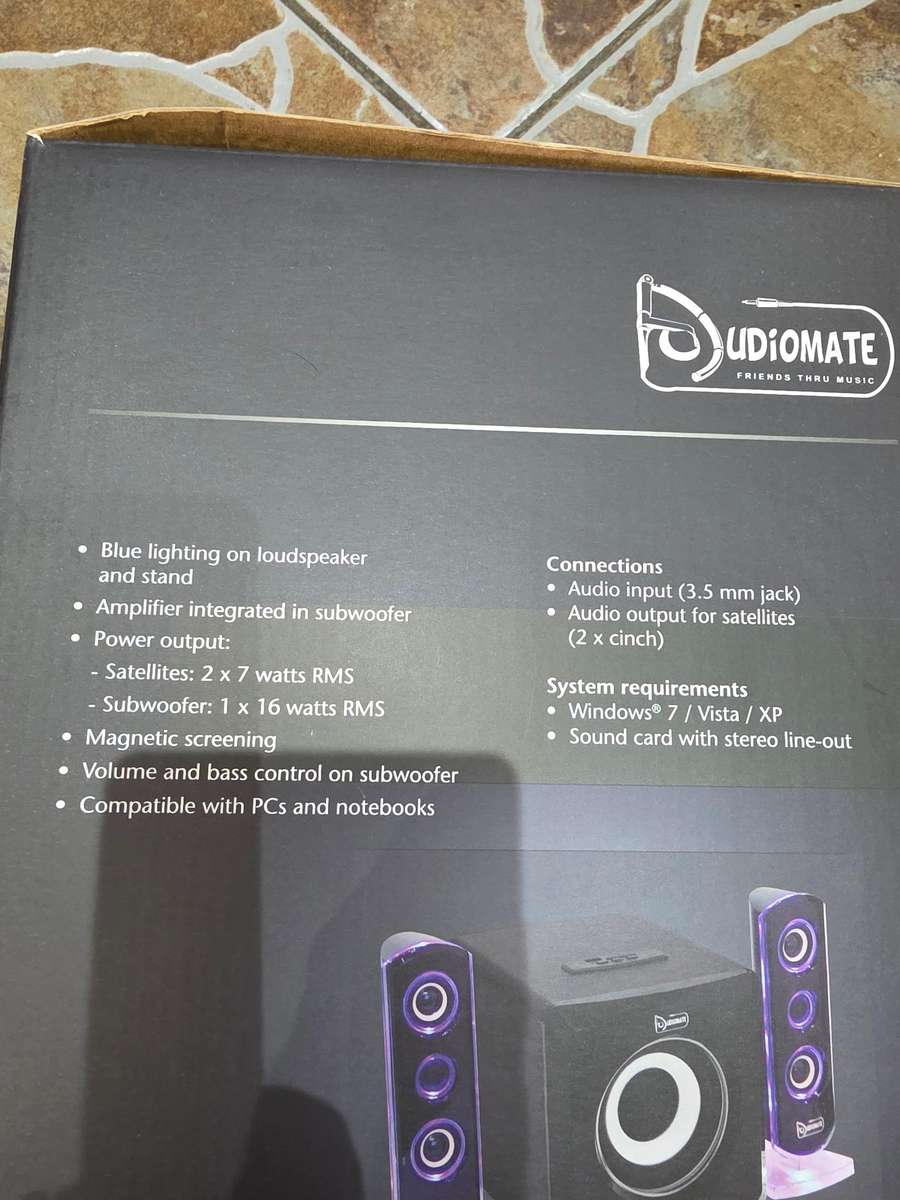 AUDIOMATE 21 CHANNELS  SOUND SYSTEM