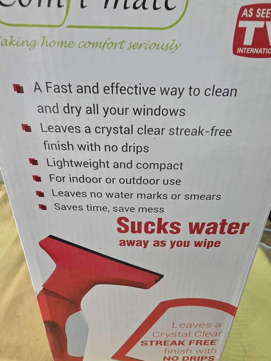 CORDLESS ELECTRIC WINDOW VAC(AS SEEN ON TV)