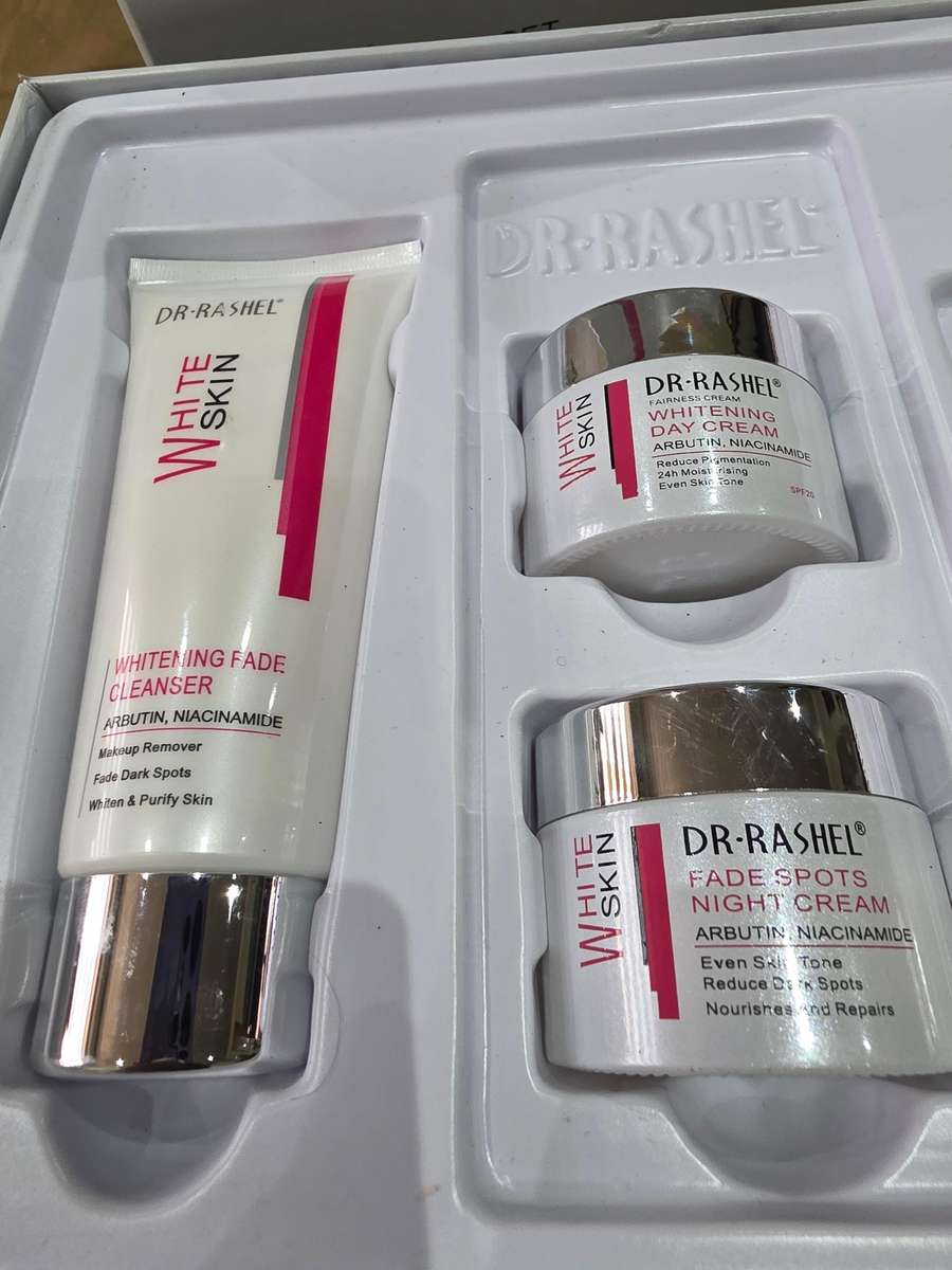 DR.RASHEL WHITE SKIN WHITENING FADE SPOTS SKIN CARE SERIES(4 PIECE)