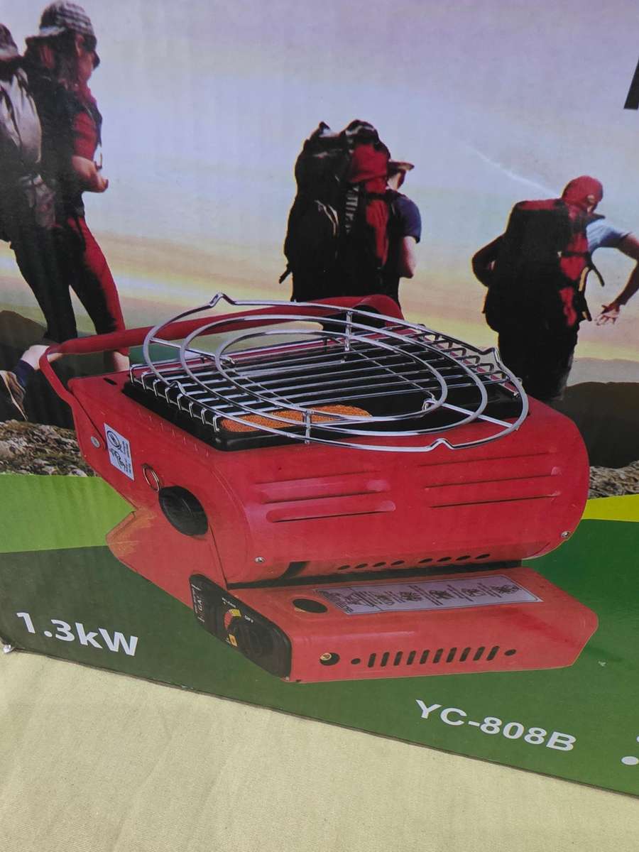 2 IN ONE PORTABLE GAS HEATER/STOVE