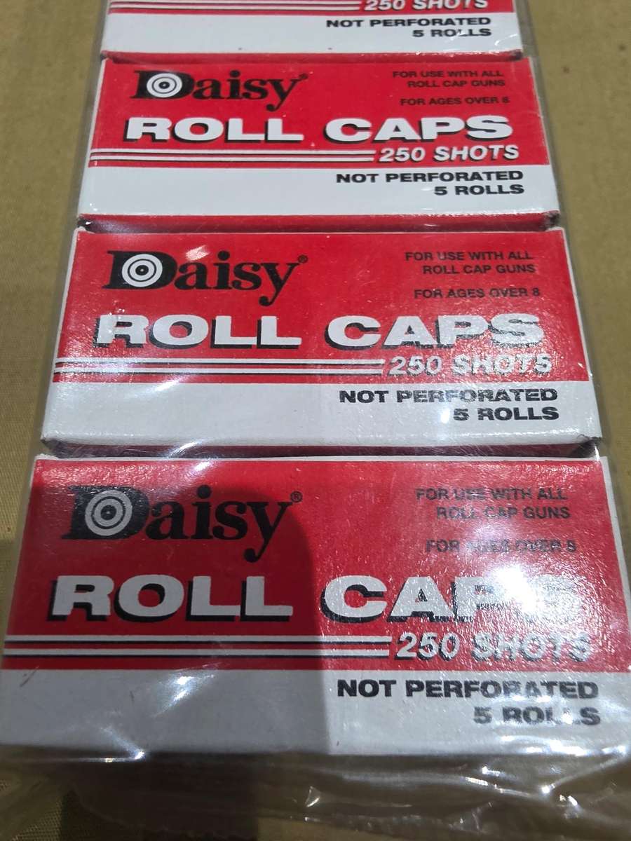 6 BOXES DAISY ROLL CAPS(250 SHOTS IN A BOX)