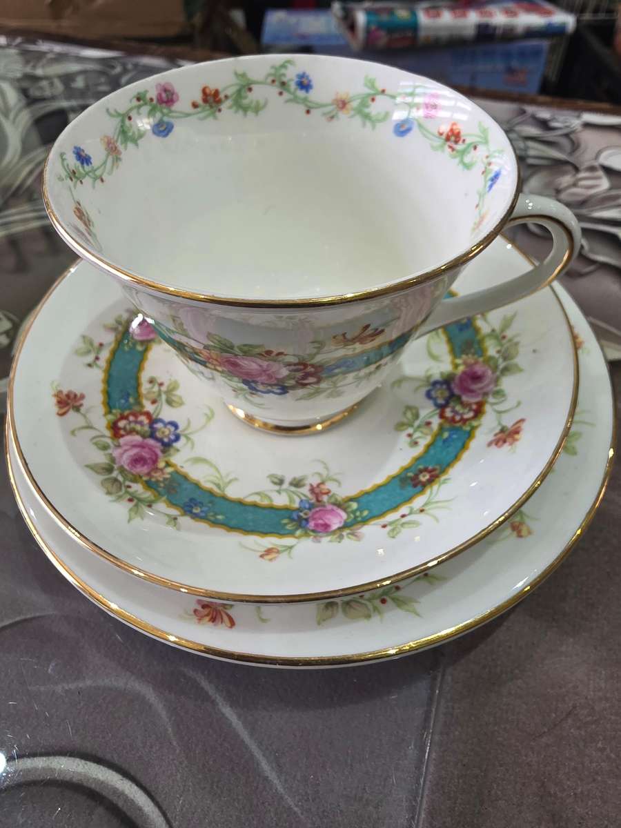 ROYAL DOULTAN BONE CHINA TRIO SET